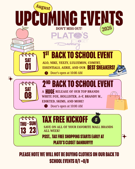 August Events and Promotions